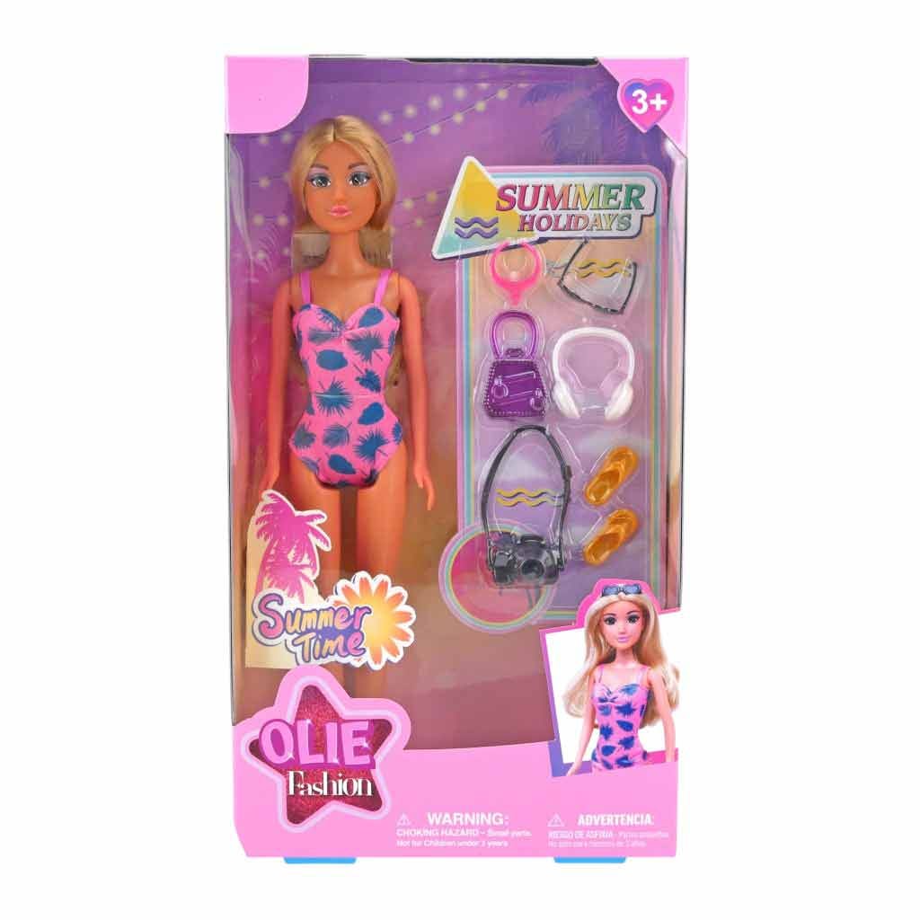 Muñeca Playera Con Accesorios 11.5" Olie Fashion