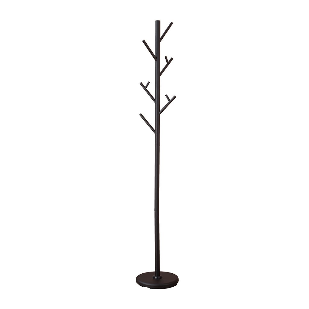 Perchero De Metal Color Negro 28.5x28.5x174cm