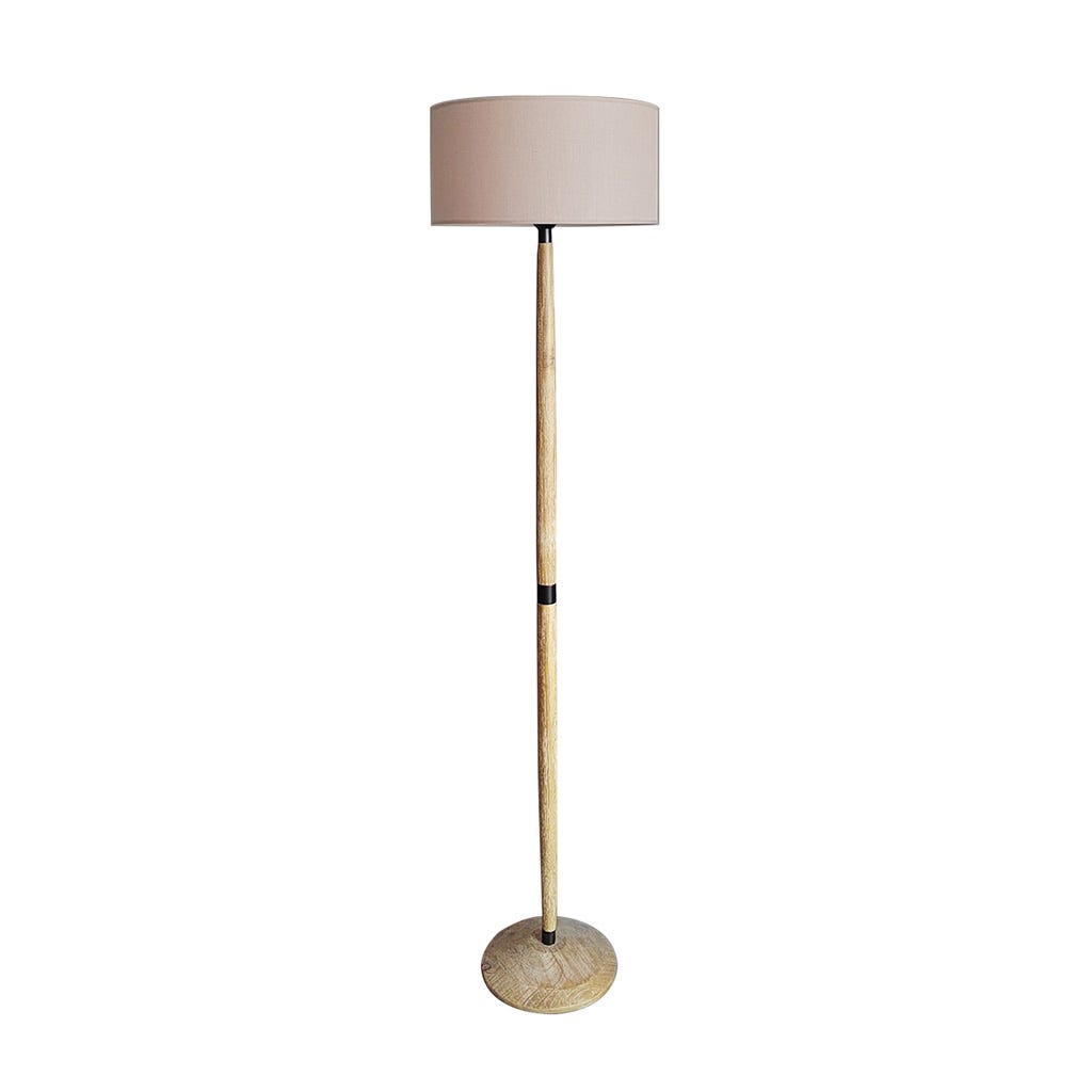 Lámpara De Piso Beige 40X160Cm