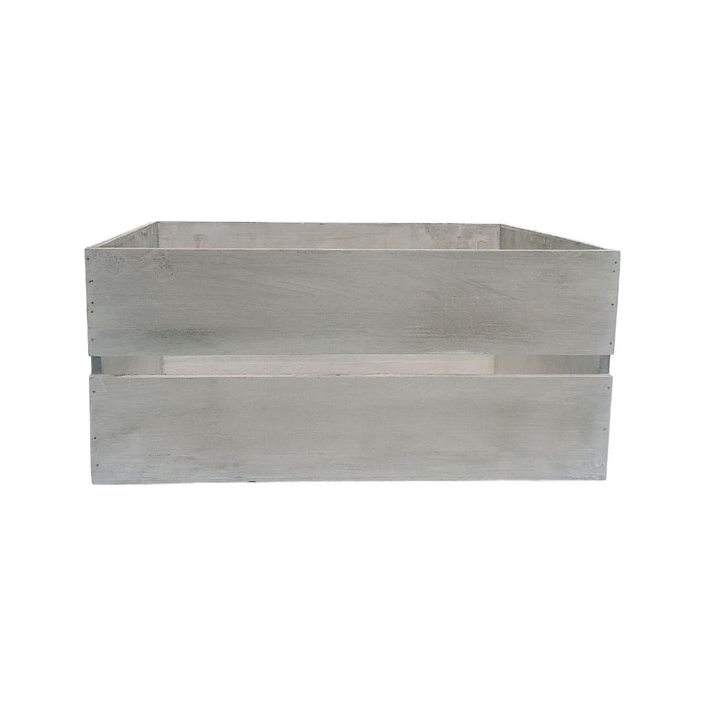 Cesta De Madera 45X35X20Cm