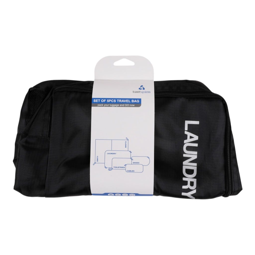 Juego De 5 Bolsas De Viaje