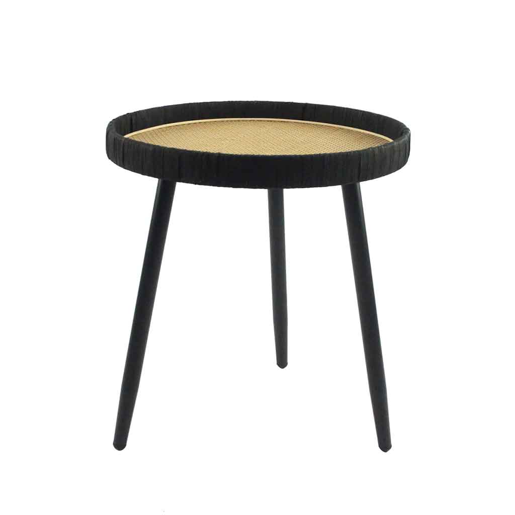 Mesa Auxiliar De Bambú 40x43cm