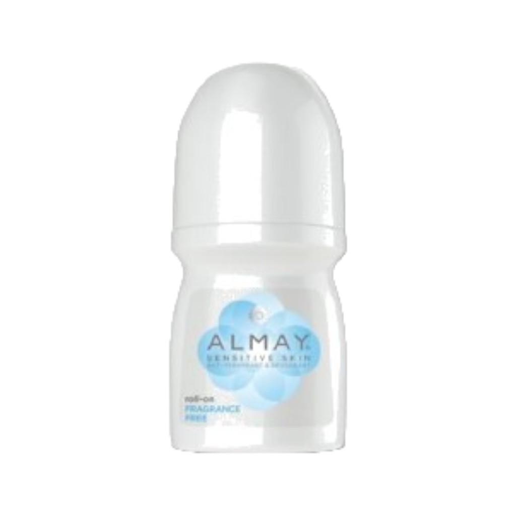 Almay Desodorante Antitranspirante Para Piel Sensible Roll-On Sin Fragancia 1.7Oz