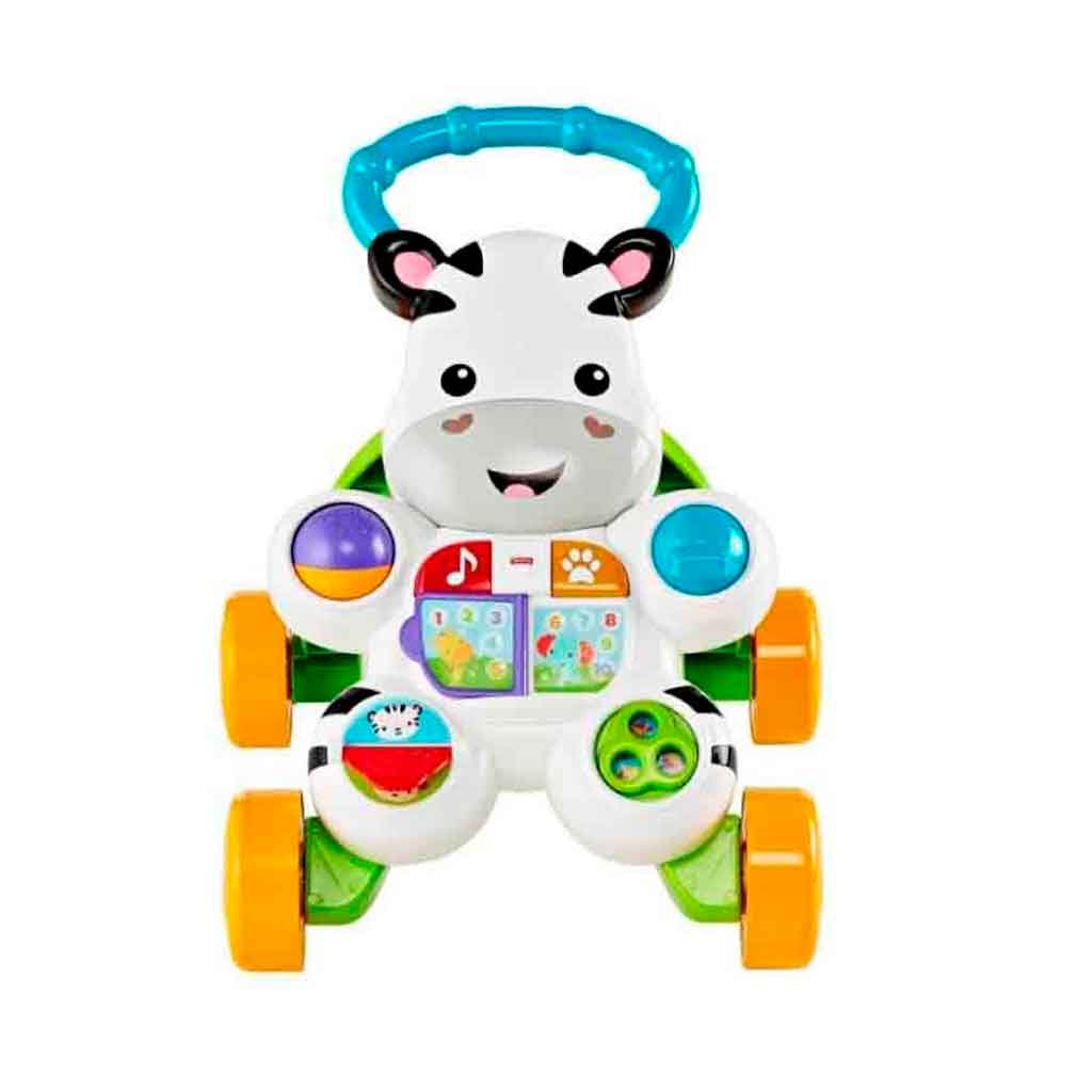 Andadera De Aprendizaje Para Bebé Fisher Price Cebra Ríe Y Aprende