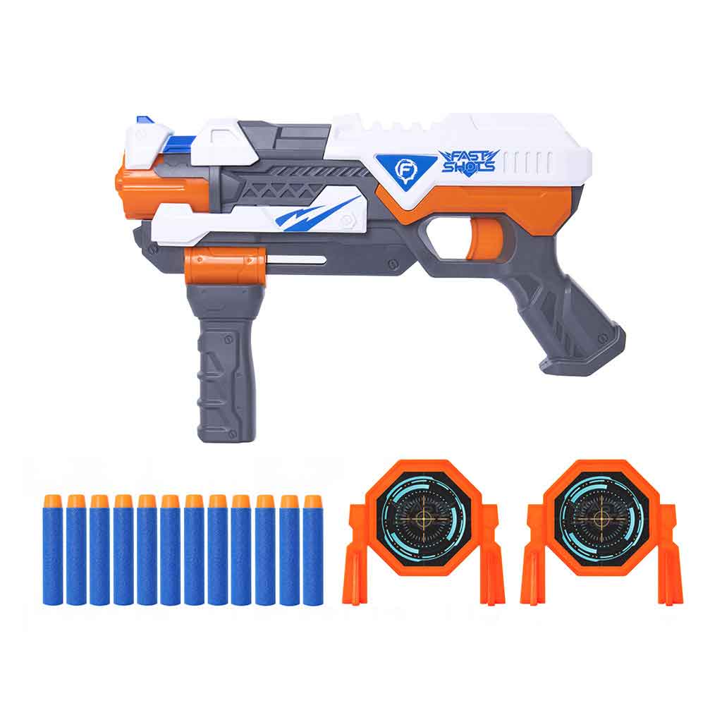 Set Lanzador Con 12 Dardos De Foam