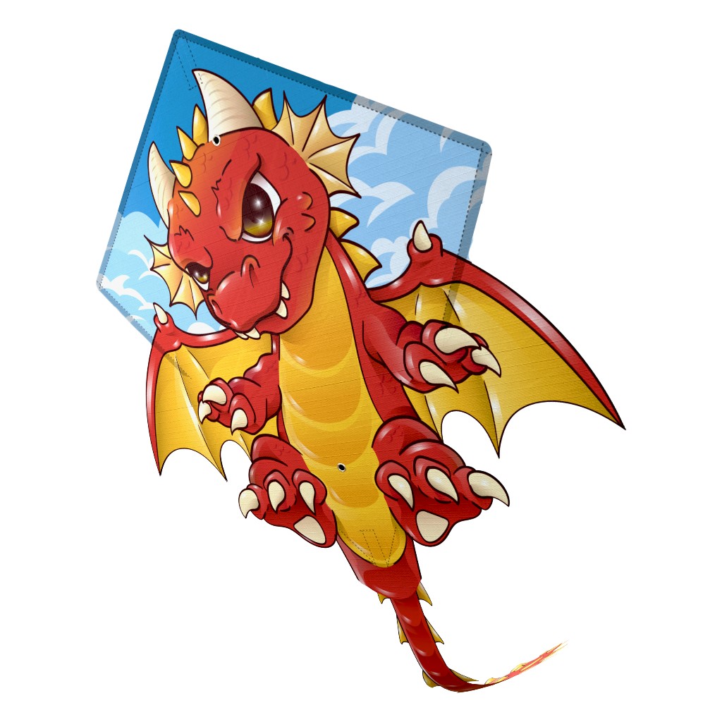 Kites R2Fly Cometa De Dragón Pop Up