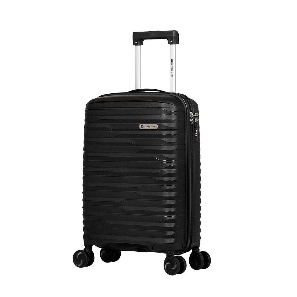 Maleta De Viaje Negra Con Candado De Combinación 20"