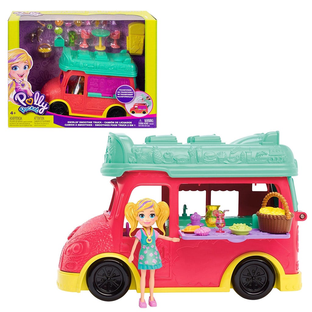 Polly Pocket Camión de Licuados