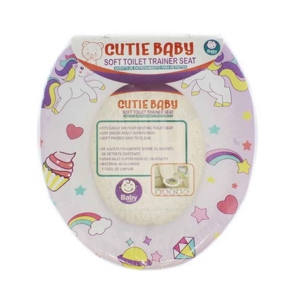 Asiento Inodoro Estampado de unicornio 12"