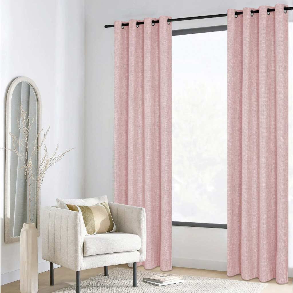 Cortina Blackout Rosa 220X140Cm