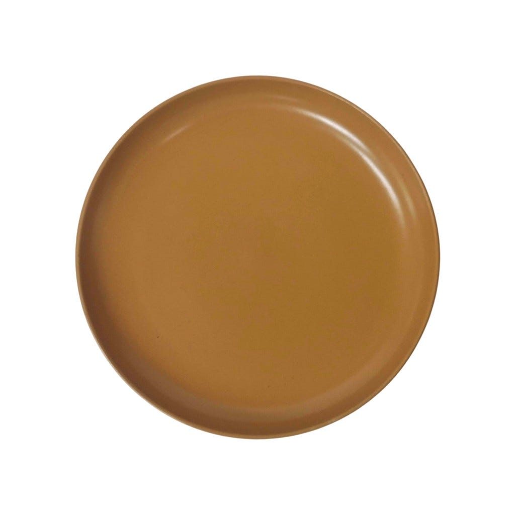 Plato De Cenar Amarillo 27Cm
