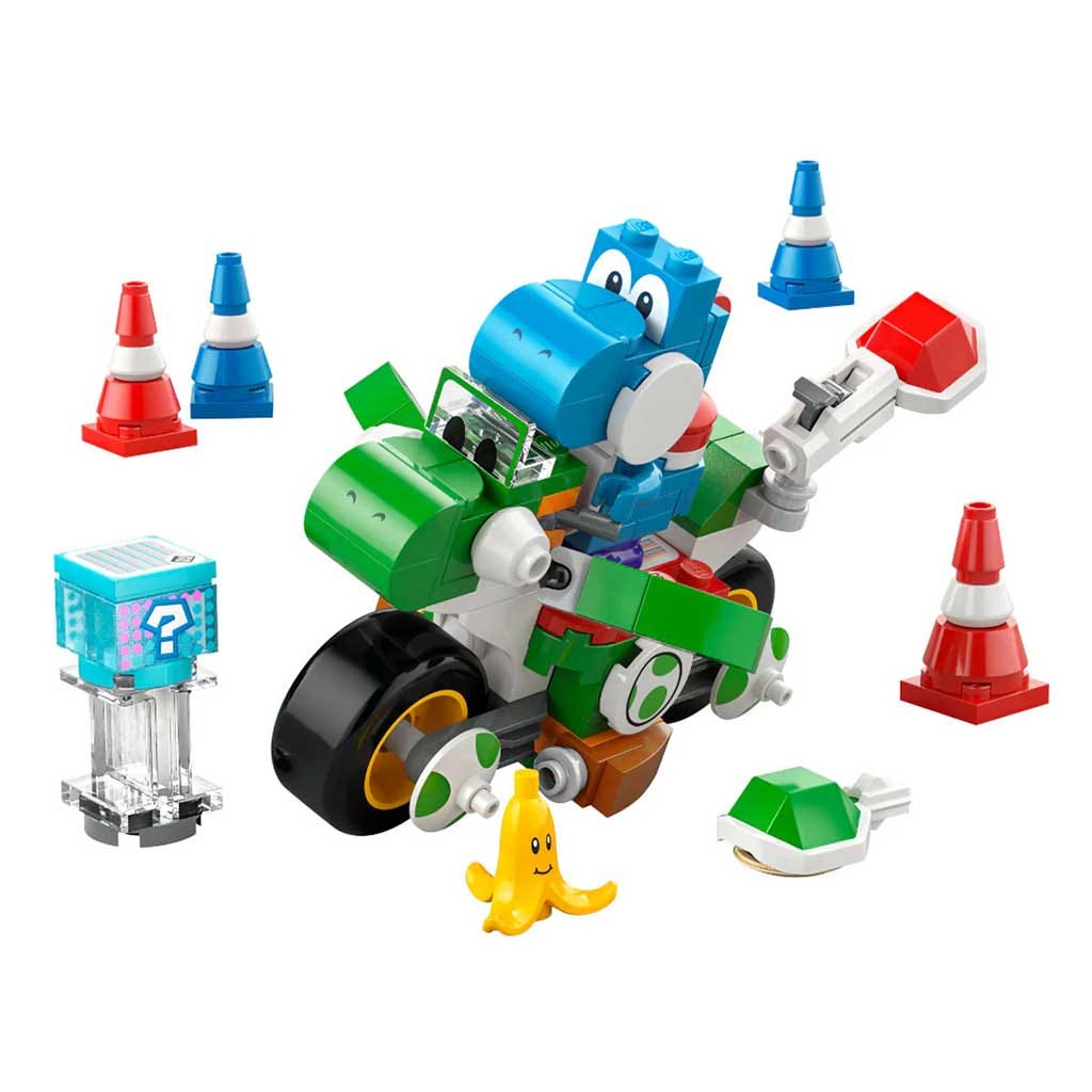Bloques Lego Mario Kart: Moto Yoshi 133Pzs