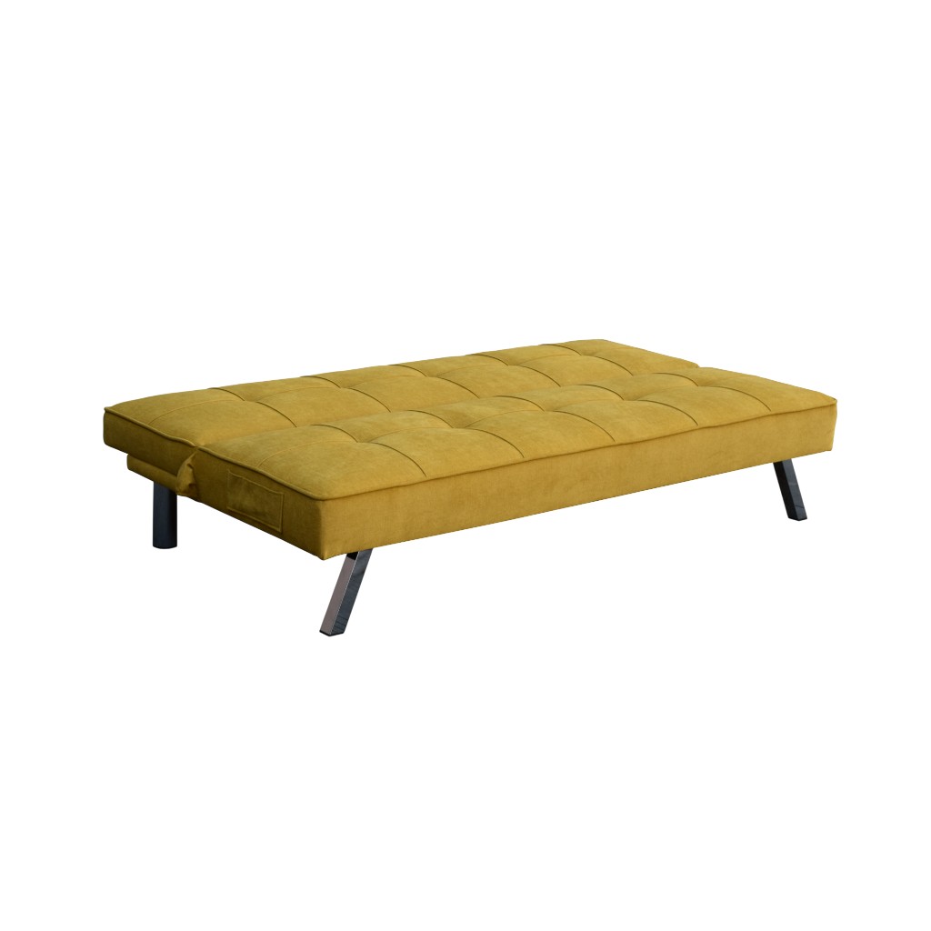 Sof&aacute; Cama Rita Amarillo 175X97X38Cm