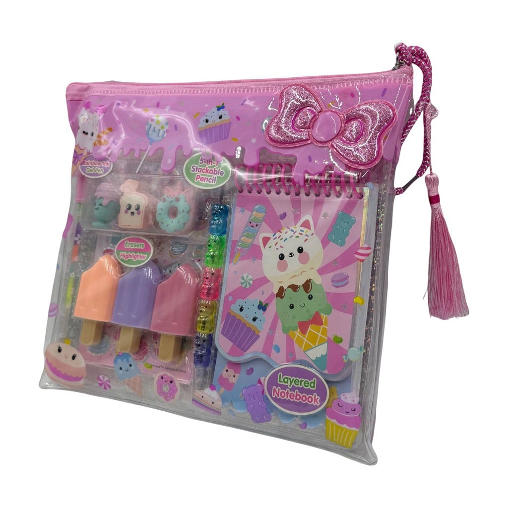 Hot Focus Set Libreta Con Stickers Sweet Coloring