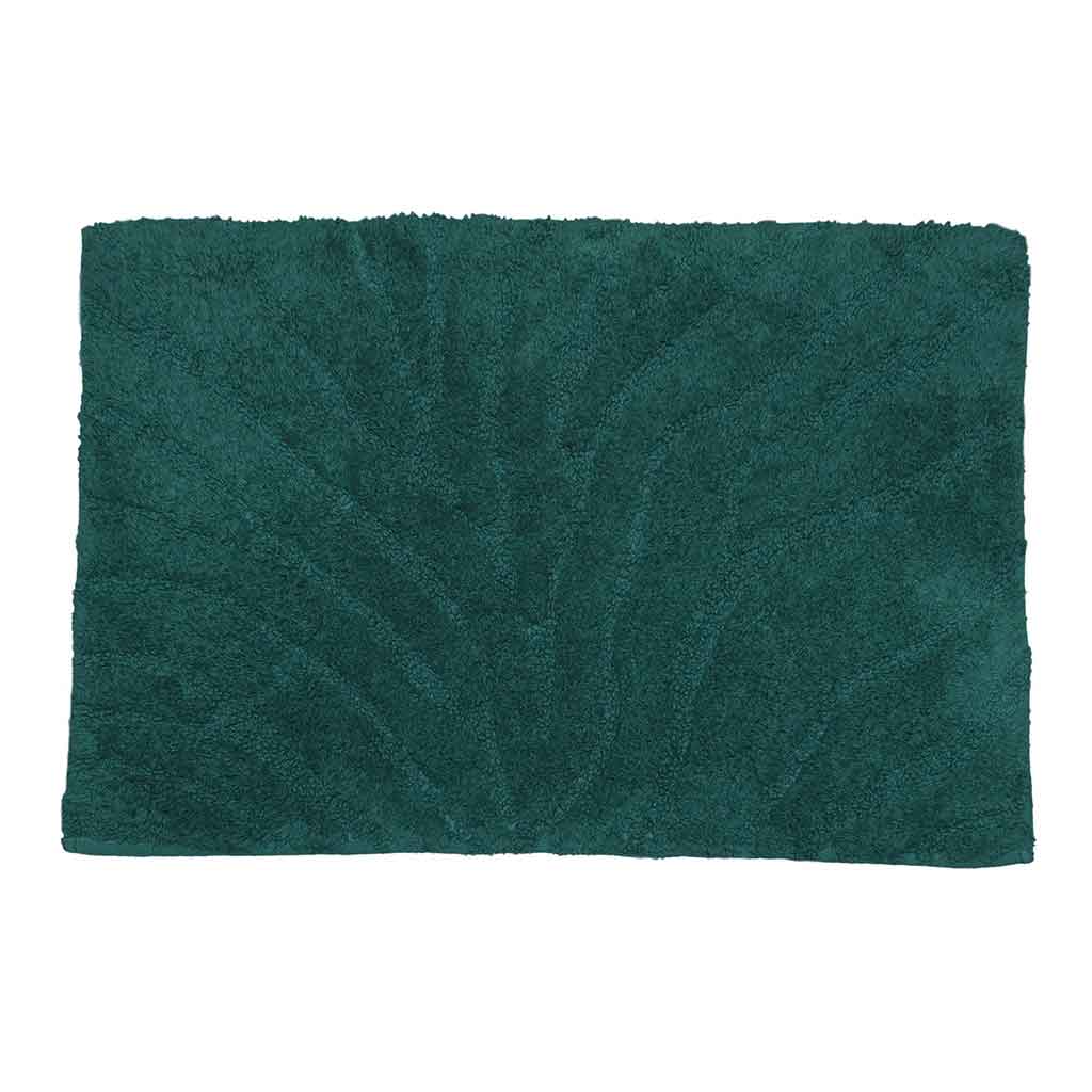 Alfombra de baño verde 50xX80CM