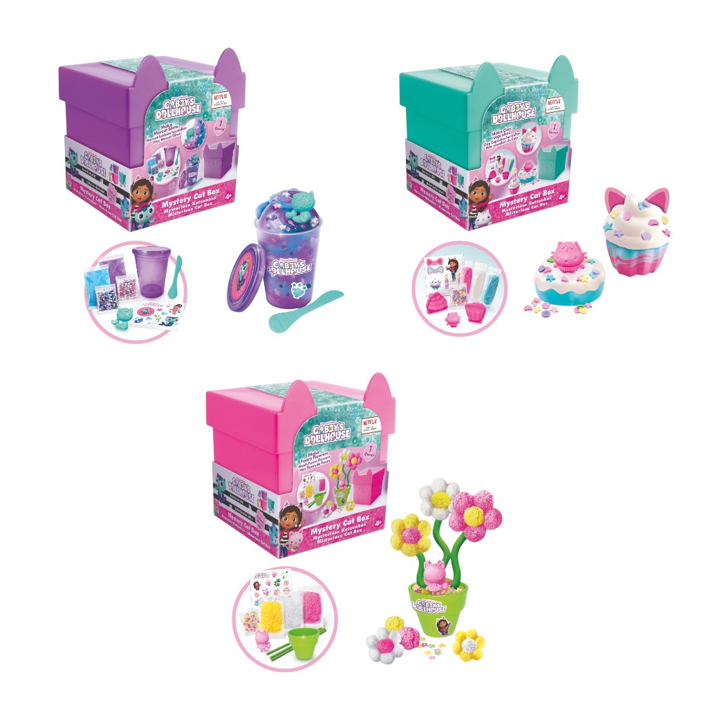 Set Caja Misteriosa Gato Plastilina Surtido Gabby'S Dollhouse
