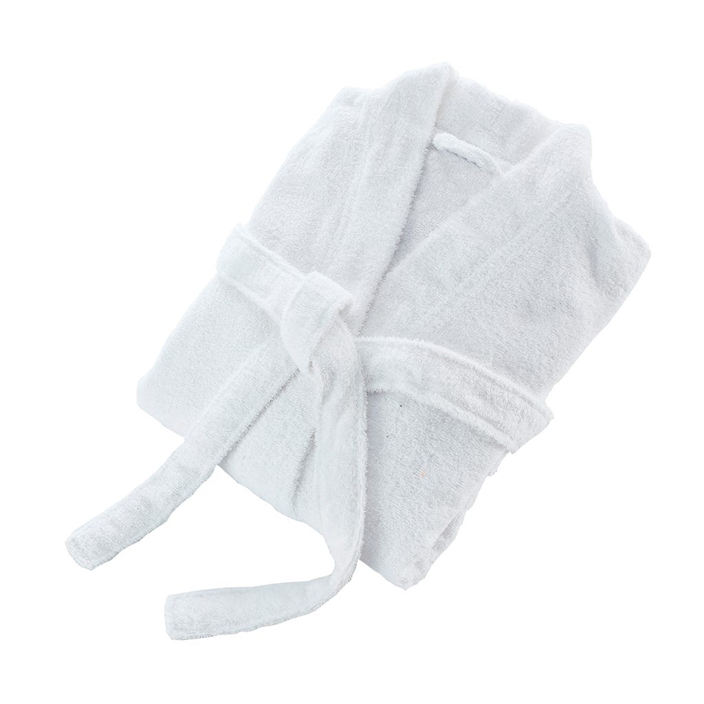 Bata De Baño Blanco Extra Largo