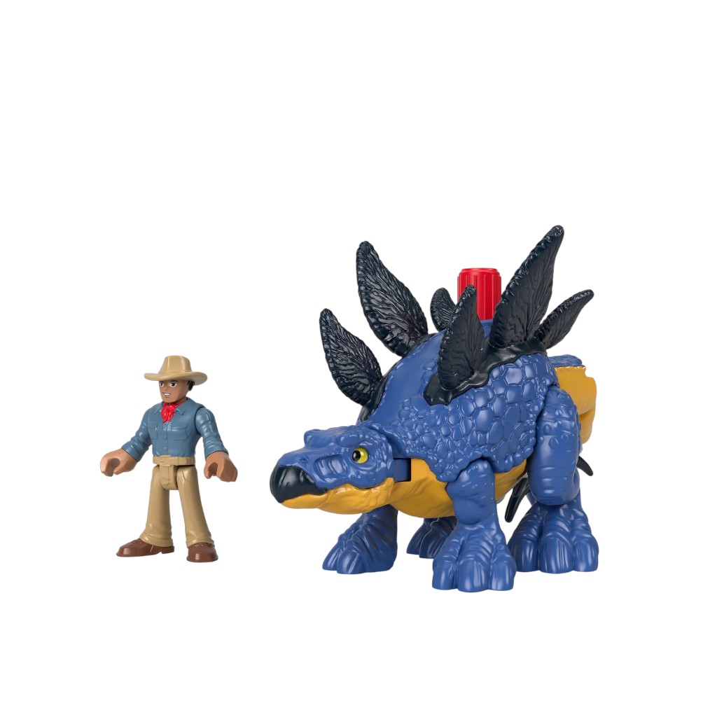 Figura Stegosaurus & Dr. Grant Imaginext