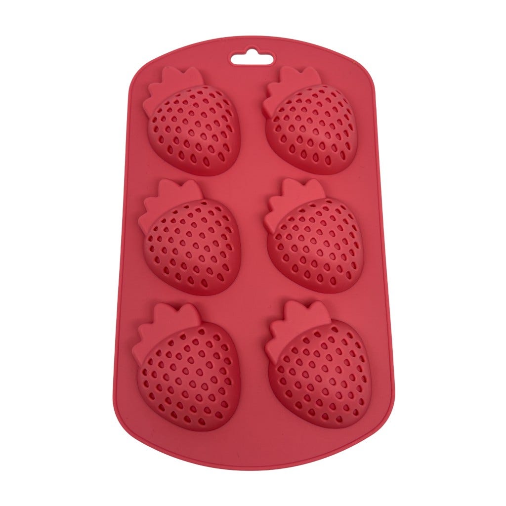Molde De Fresa Para Hornear 19X11X2Cm