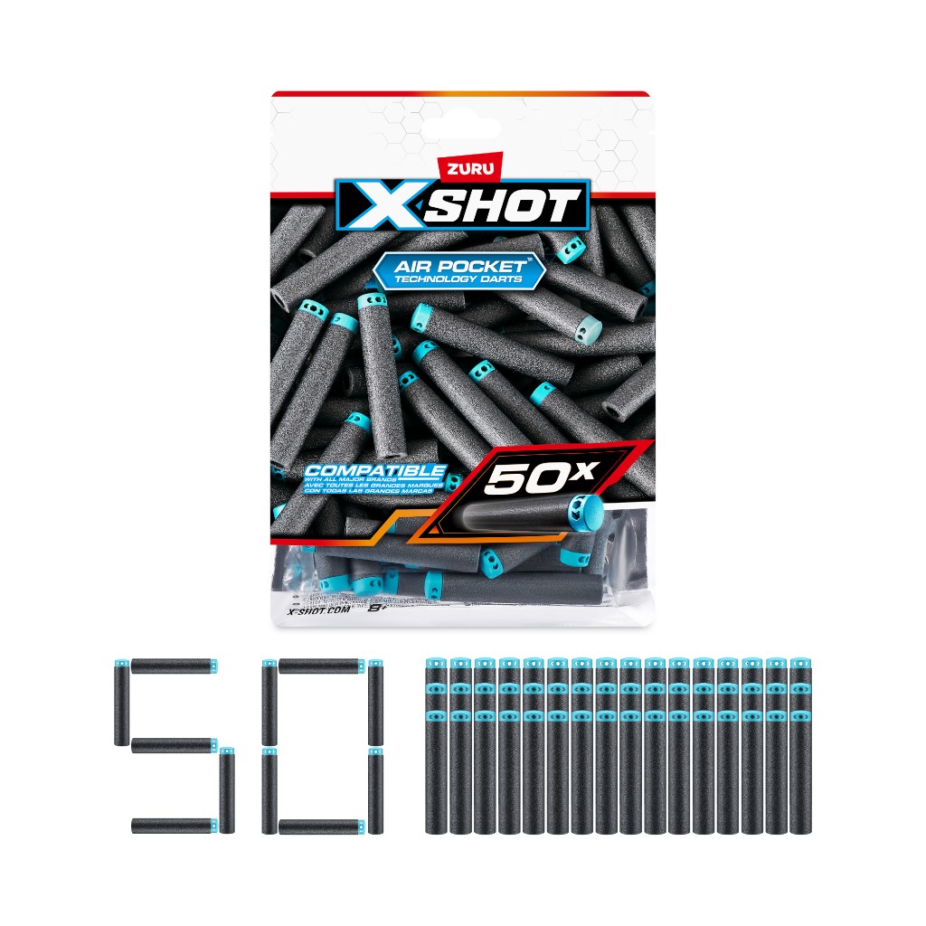 Paquete 50Pzs X-Shot Excel