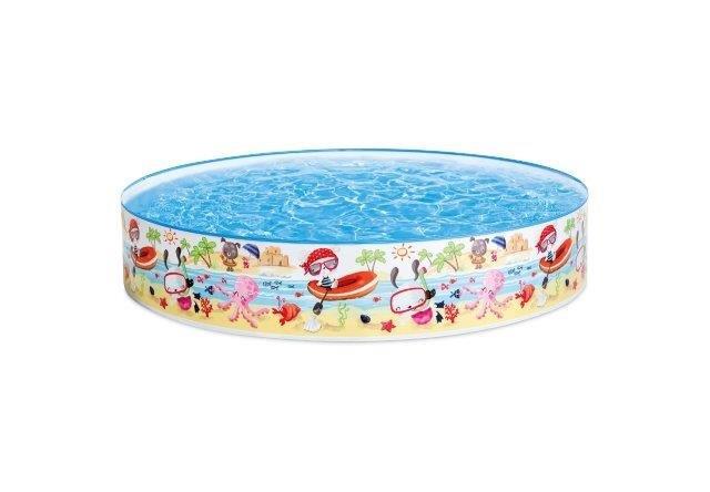 Piscina con Estampado Marino Intex