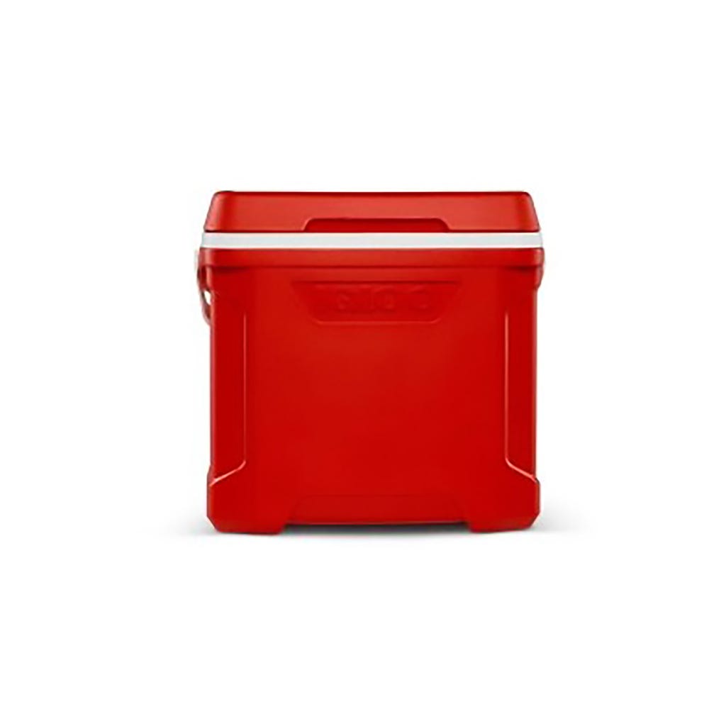 Hielera roja con 30 cuartos Igloo