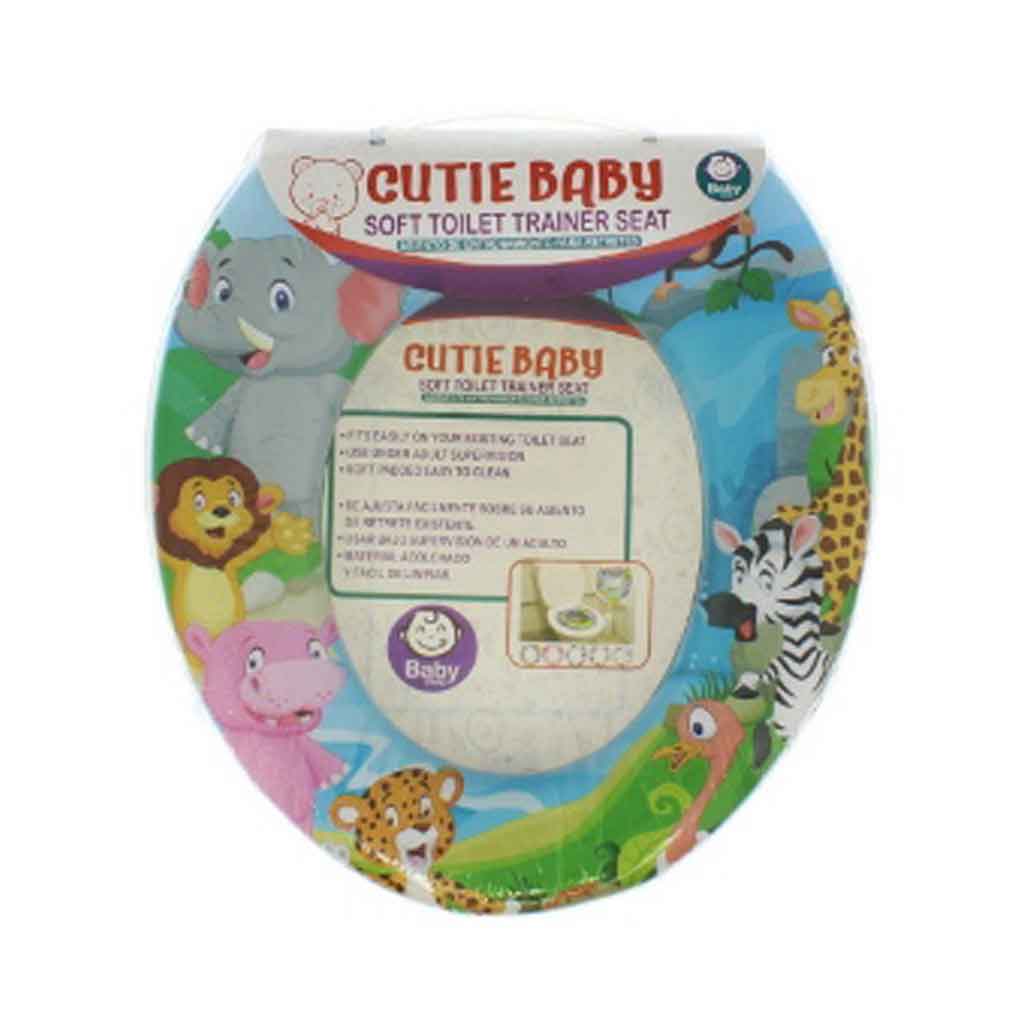 Asiento De Inodoro Estampado De Animales 12"