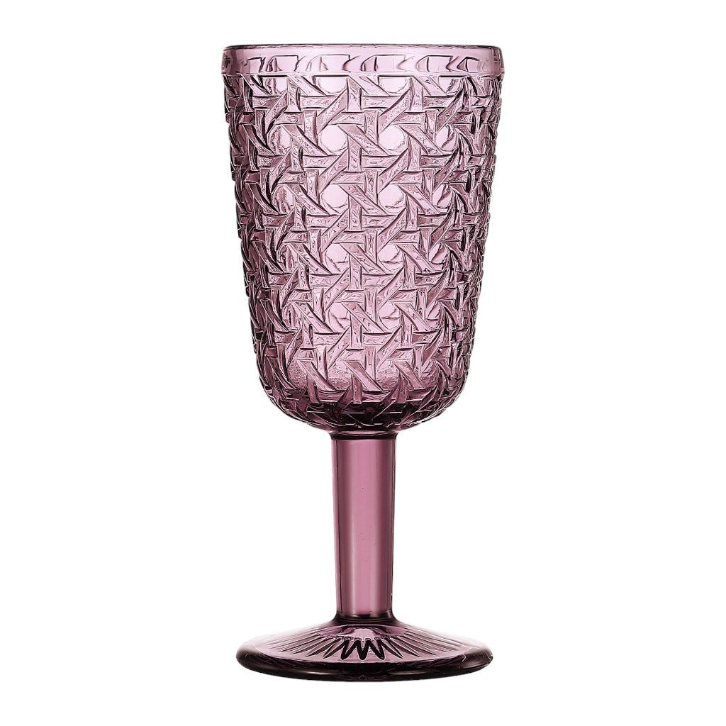 Copa De Vino Color Rojo 10Oz