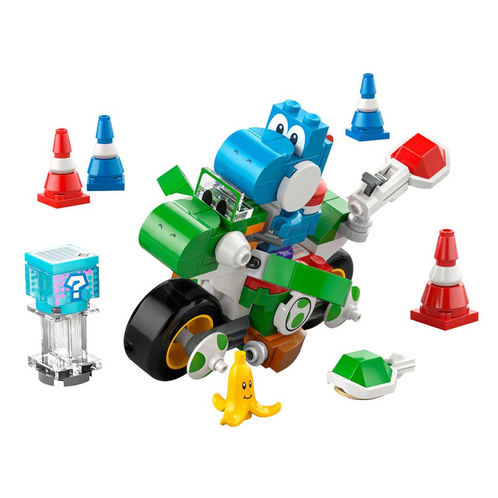 Bloques Lego Mario Kart: Moto Yoshi 133Pzs