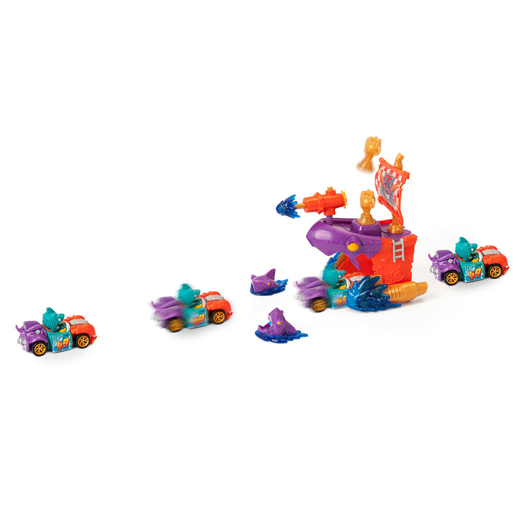 T-Racers Set De Pista De Carro Pirate Shark
