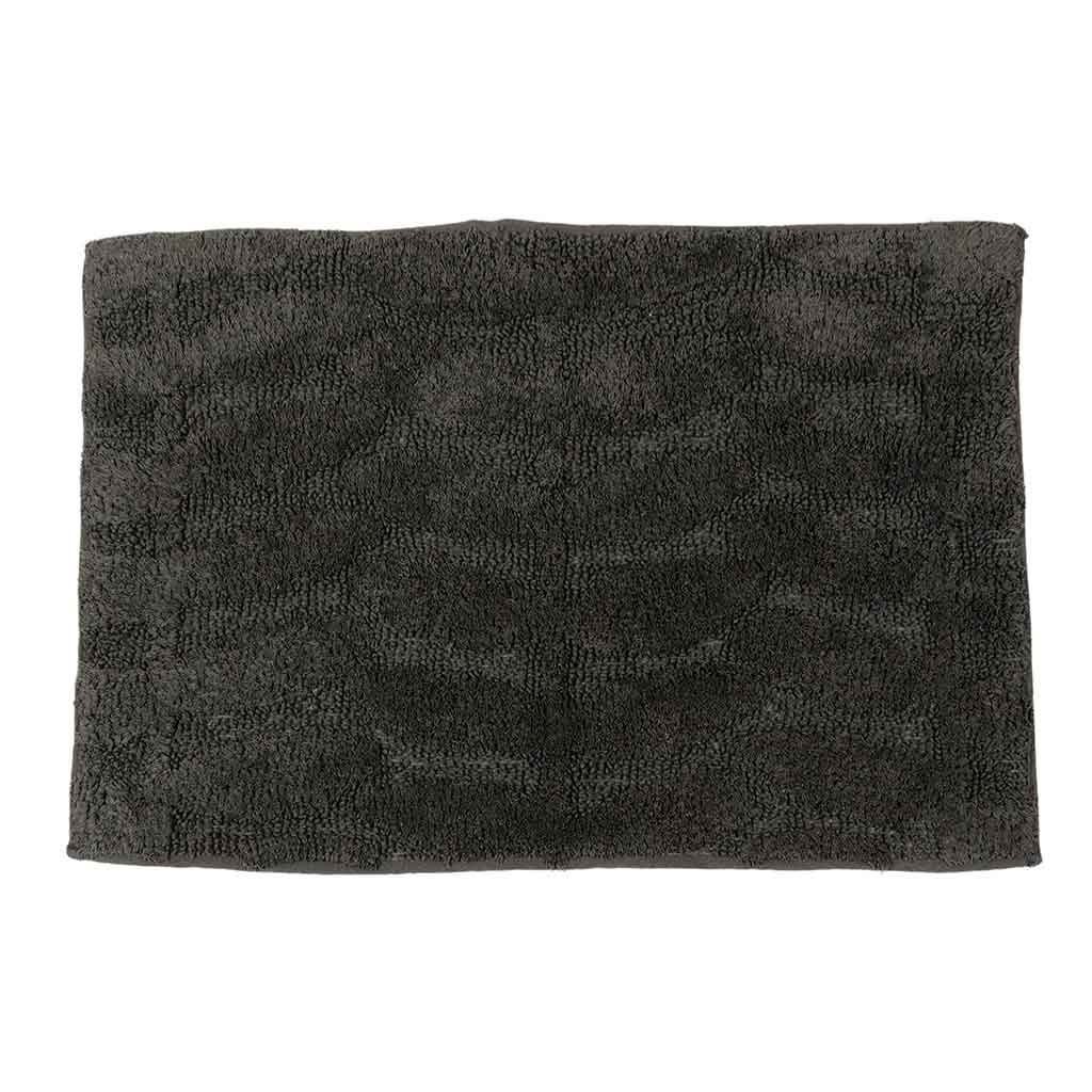 Alfombra de baño de color gris oscuro 50X80CM