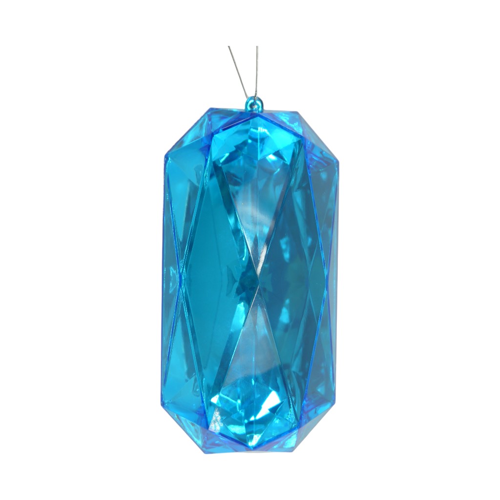 Adorno De Diamantes Azul 23cm