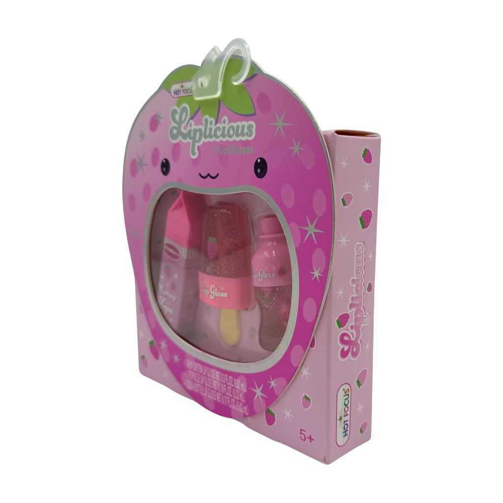 Hot Focus Set De 3 Brillos Labios Perfumados