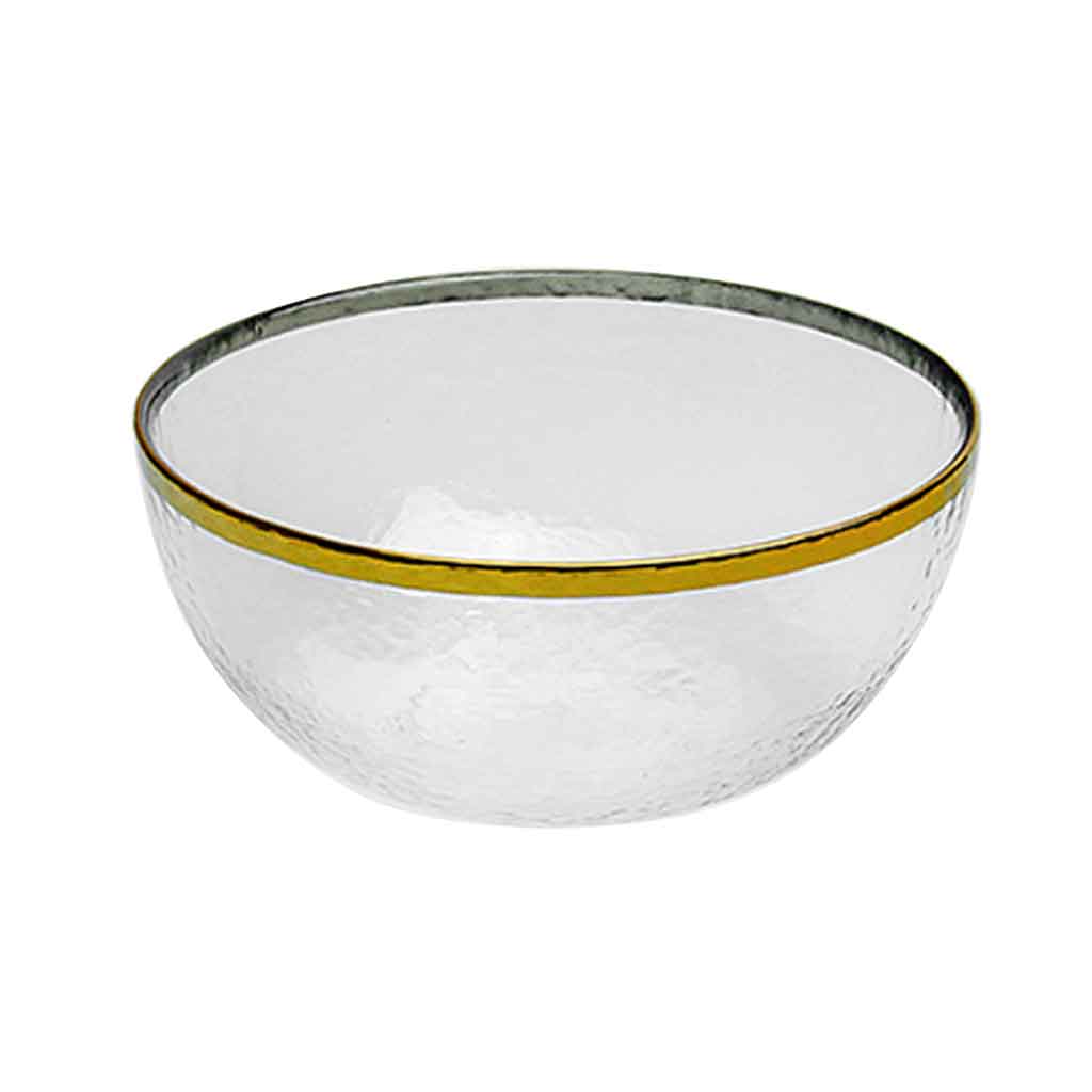 Tazón Con Borde Dorado 15Cm