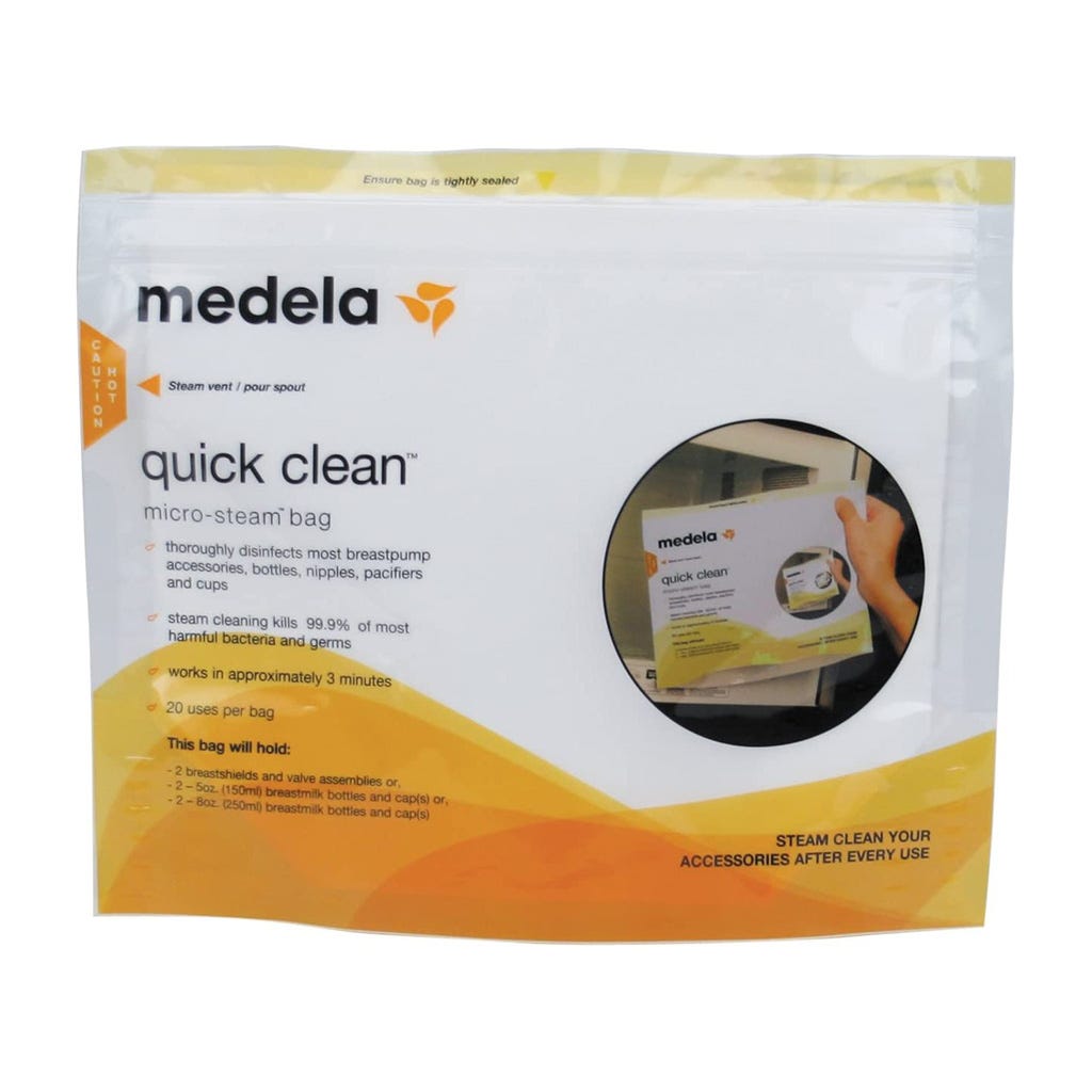 Bolsa Estirilizadora de Vapor para Microonda Medela
