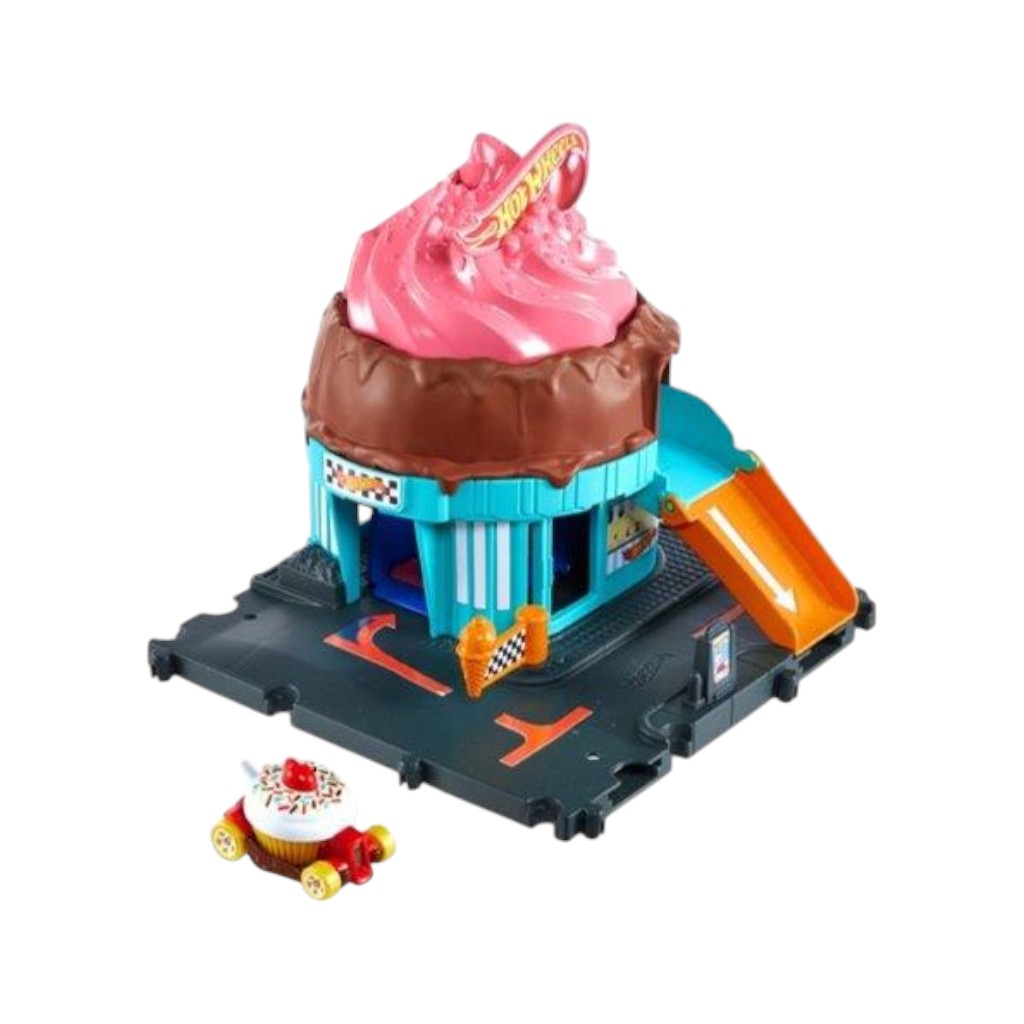 Pista De Hot Wheels City Heladería