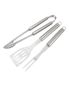 Set De Accesorios Para Barbacoa Acero Inoxidable 3 Pzas