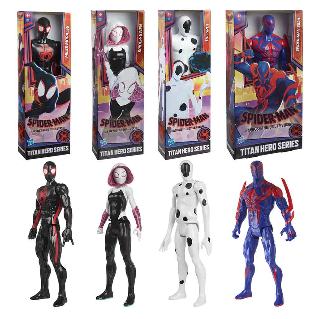 Figuras The Spider-Verse Movie Titan Hero Surtido