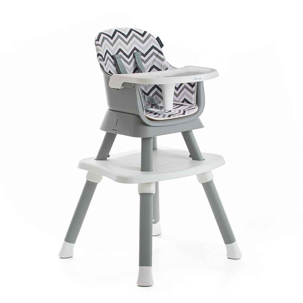 High Chair Sidney 6 En 1 Gris Premim Baby 
