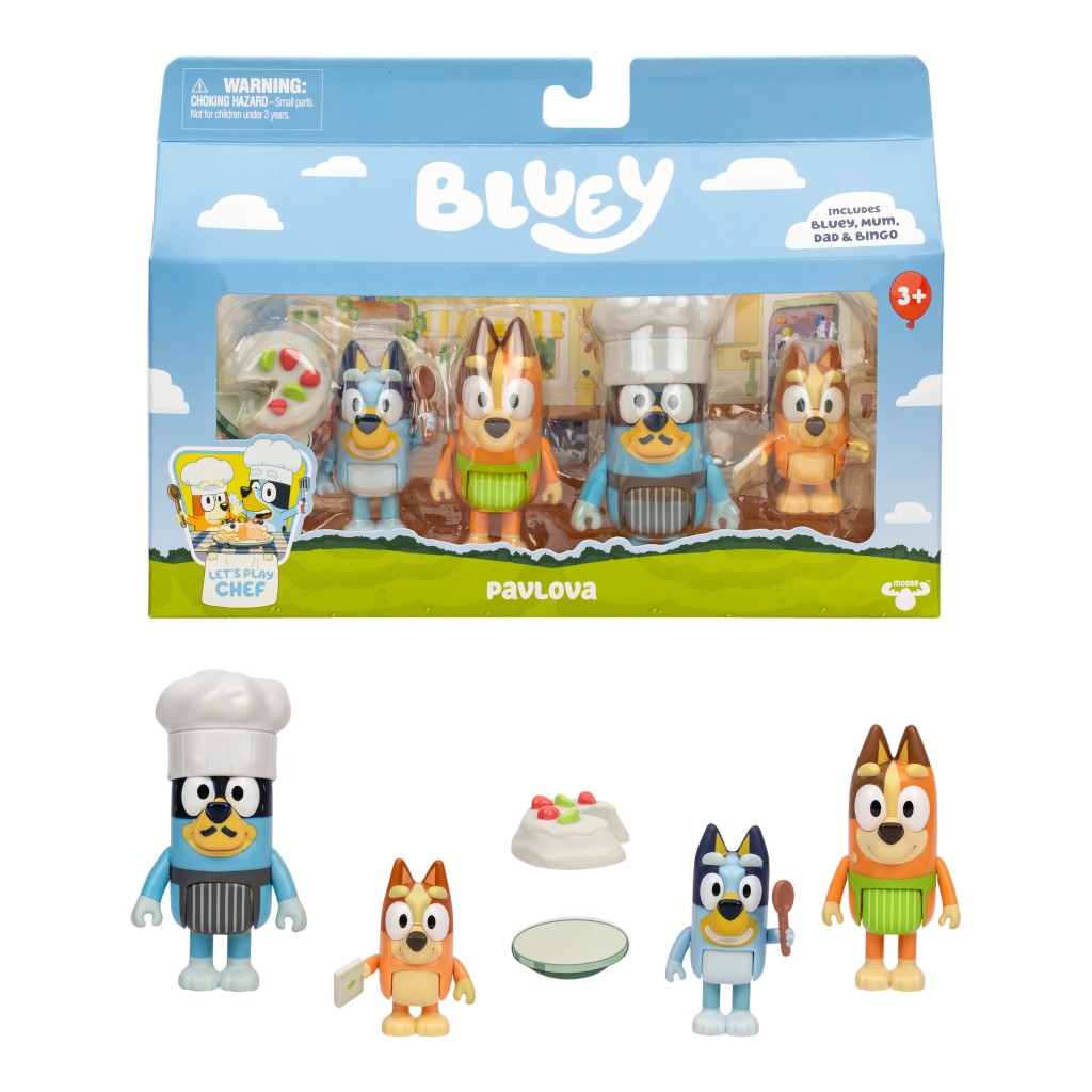 Bluey Set Temático - Bluey Y Su Familia-Pavlova- Surtido