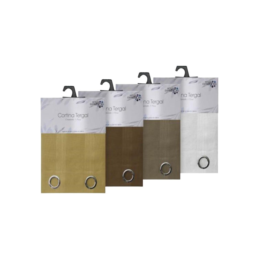 Cortina Bolver Marrón 127X229Cm