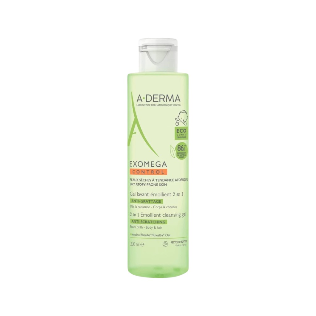 Exomega Gel Limpiador Emoliente Dos En Uno 200Ml